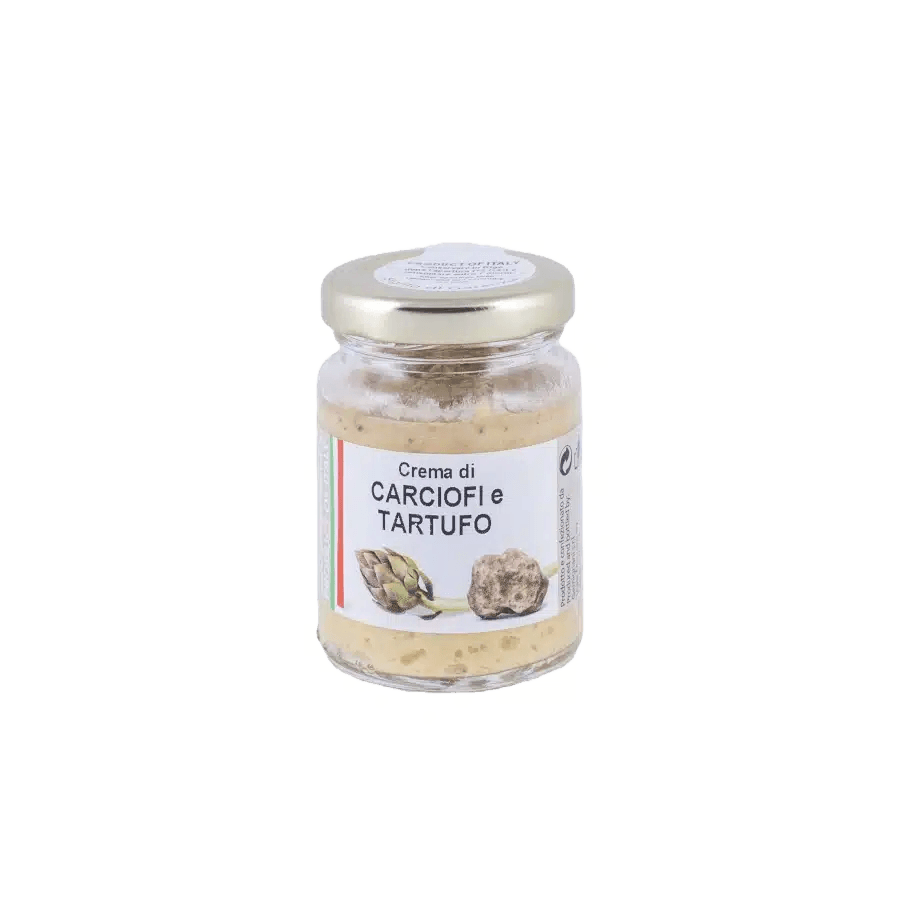 Artischocken und weisse Trüffelpaste