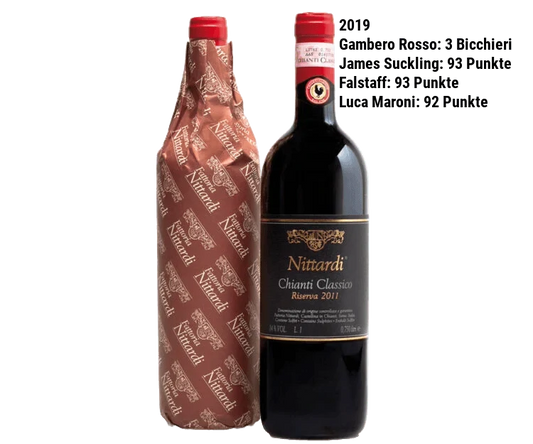 Vino rosso Chianti Classico Riserva Selezionata di Nittardi 2019 DOCG BIO