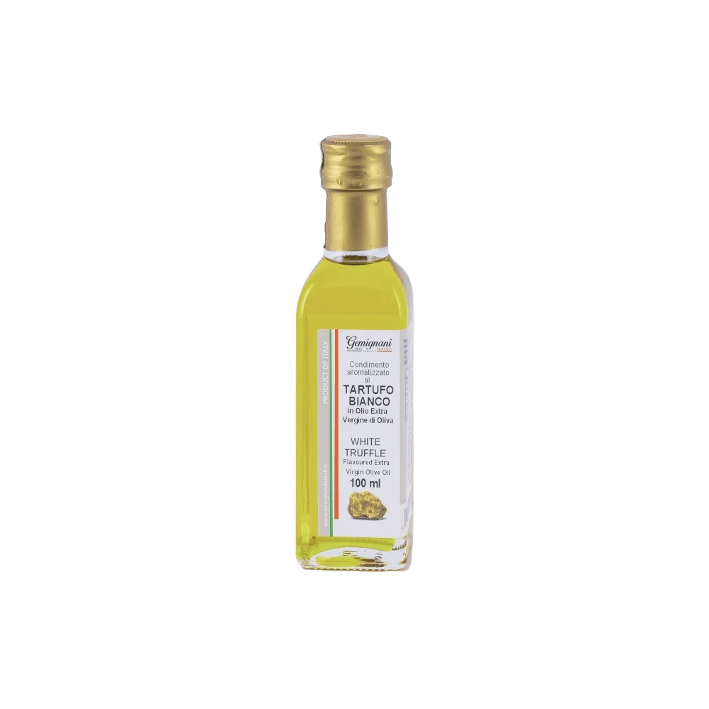 Olio vergine di oliva al gusto di tartufo bianco